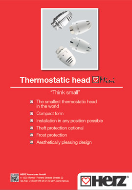 Thermostatic head Mini